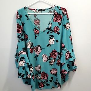 Women's Bell Sleeve Top